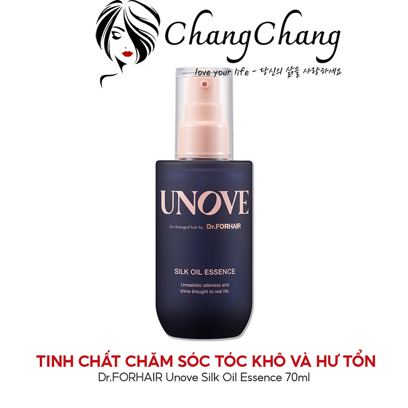 Serum Dưỡng Tóc Unove Chăm Sóc Tóc Khô Và Hư Tổn 70ml Silk Oil Essence