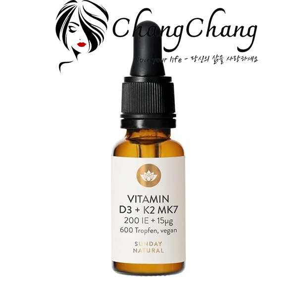 Vitamin D3K2 MK7 Sunday Natural 20ml của Đức