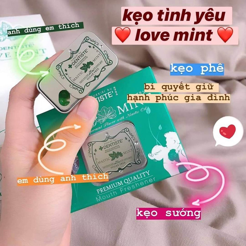 Hình ảnh minh họa củaKẹo Love Mint Kẹo Phòng The 