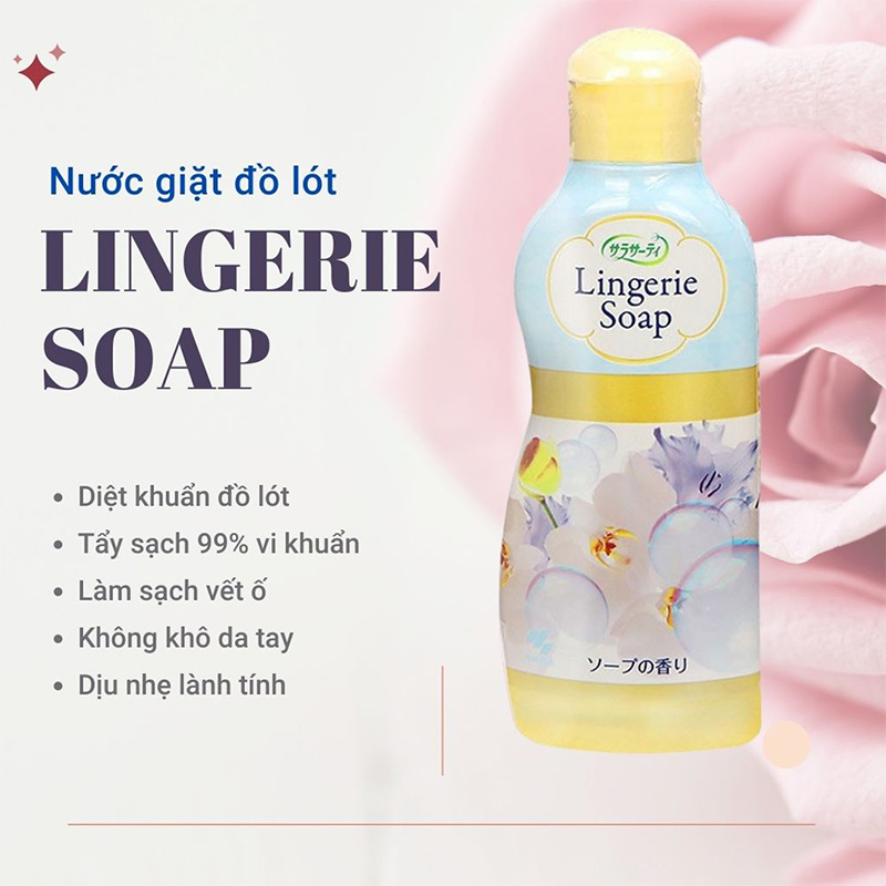 Hình ảnh minh họa củaNước Giặt Đồ Lót Lingerie Soap - 120ml