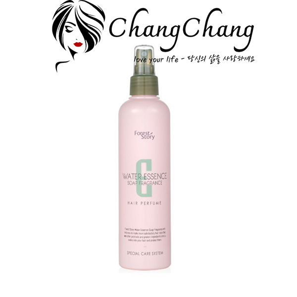 Nước hoa dưỡng tóc FOREST STORY Water Essence Soap Fragrance Hair Perfume 252ml màu hồng