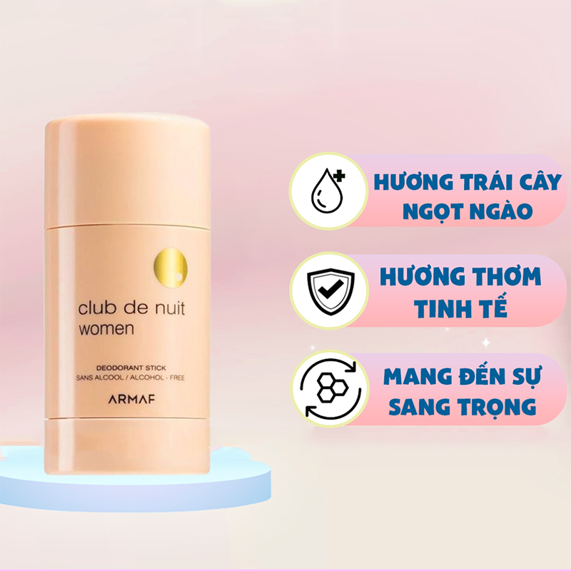 Hình ảnh minh họa củaLăn Khử Mùi Armaf Club De Nuit - Woman