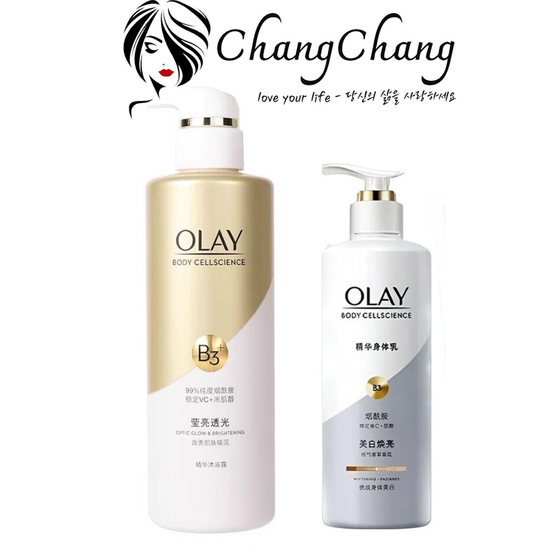 Hình ảnh minh họa củaSet Sữa Tắm 500g & Dưỡng Thể Olay Body Cellscience B3 260g