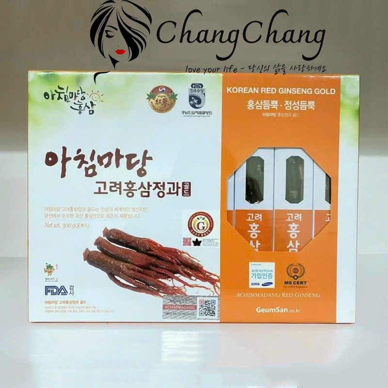 Hồng Sâm Tẩm Mật Ong Nguyên Củ Achimmadang TPCN Hàn Quốc