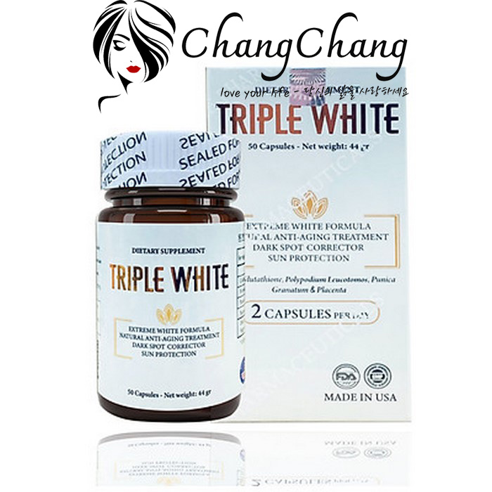 Viên uống Triple White, Viên uống trắng da chống nắng