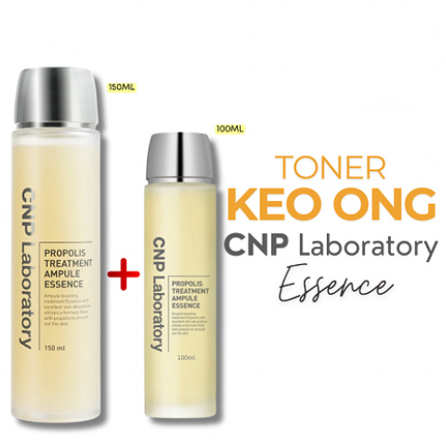 Hình ảnh minh họa củaCombo Set Nước thần keo ong Propolis Treatment Ampule Essence CNP Laboratory 150ml + 100ml