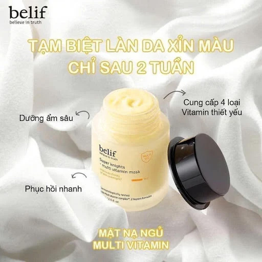 Hình ảnh minh họa củaMặt Nạ Ngủ Belif Super Knight Multi Vitamin Mask 75ml