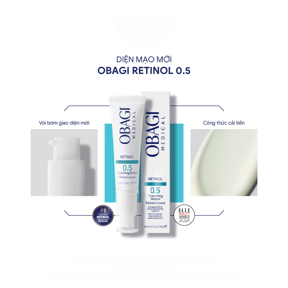 Hình ảnh minh họa củaKem Chống Lão Hóa Hỗ Trợ Trị Mụn Obagi Retinol 360 0.5%