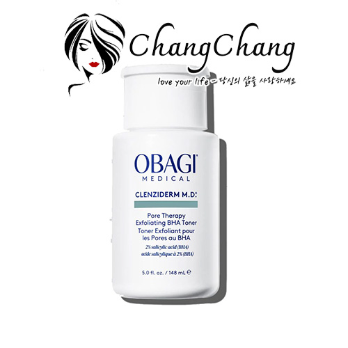 Dung dịch tẩy da chết, ngừa mụn chứa BHA (2% Salicylic Acid) Obagi Clenziderm MD Pore Therapy
