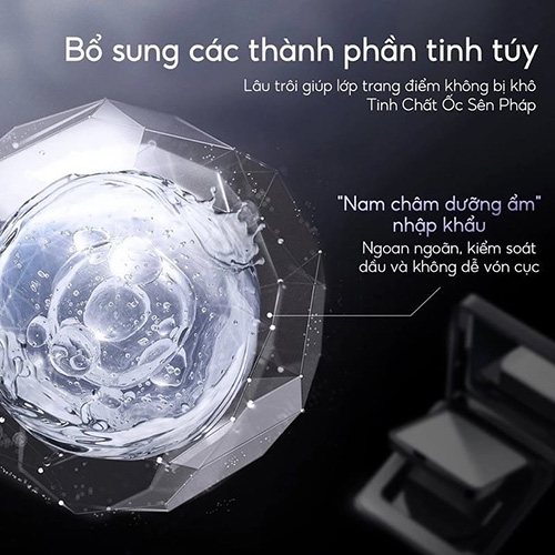 Hình ảnh minh họa củaPhấn Nén Kiềm Dầu, Chống Nước Carslan Black Magnet Soft Mist Powder 8g #01 Trong Suốt Bản Thường