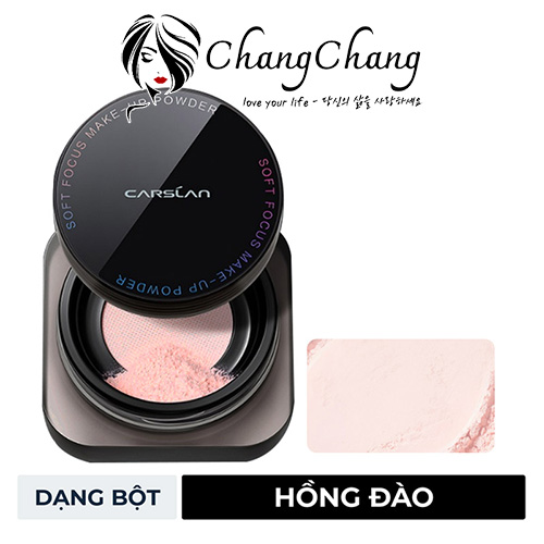 Phấn Bột Kiềm Dầu, Chống Nước Carslan Black Magnet Soft Mist Powder Hồng
