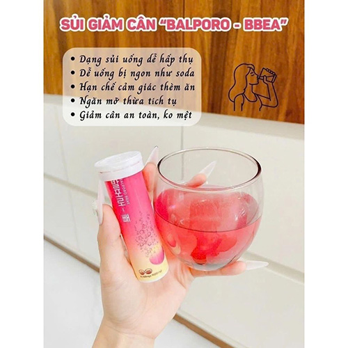 Hình ảnh minh họa củaSủi giảm cân Balporo BBae