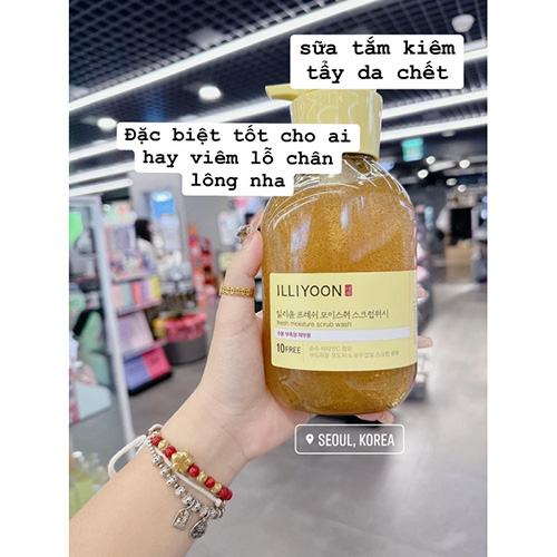 Hình ảnh minh họa củaSữa tắm tẩy tế bào chết toàn thân Illiyoon Fresh Moisture Scrub Body Wash 400ml