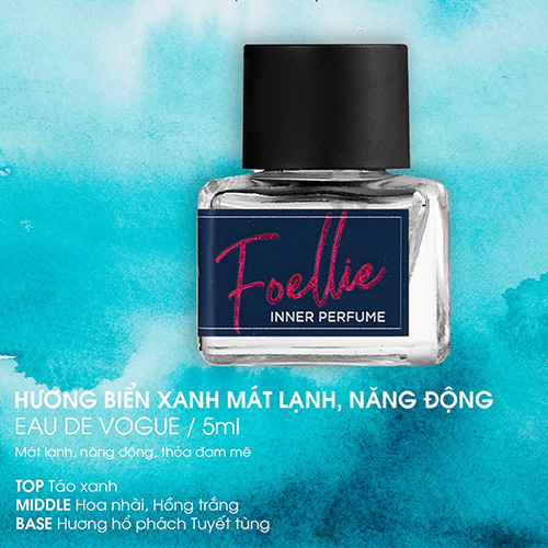 Hình ảnh minh họa củaNước Hoa Vùng Kín Foellie Eau De Bijou Innerb Perfume Xanh 5ml