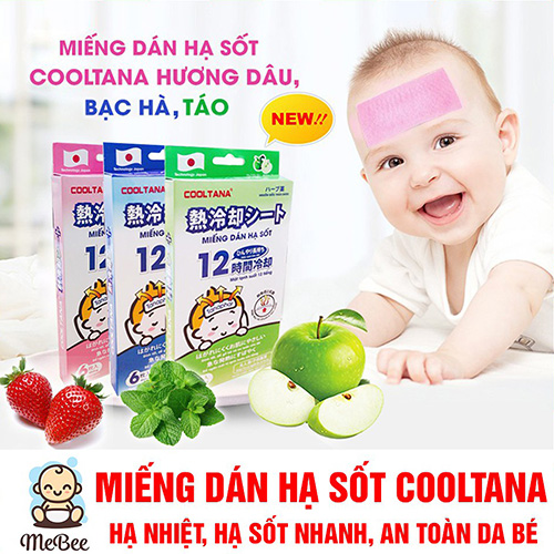 Hình ảnh minh họa củaMiếng dán hạ sốt CoolTana