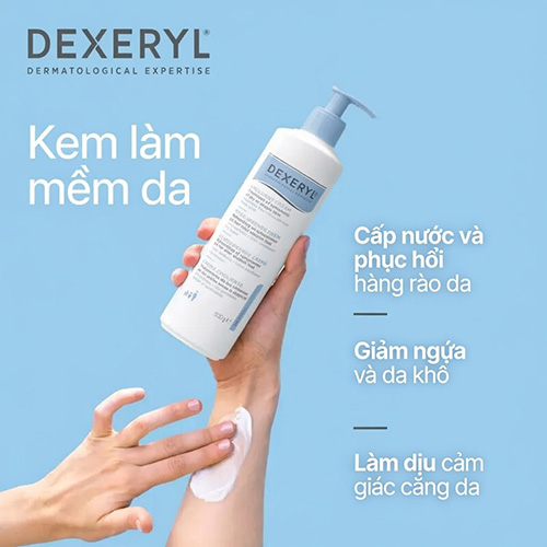 Hình ảnh minh họa củaKem dưỡng ẩm Dexeryl Crème – Làm dịu, phục hồi da khô và da cơ địa 500g