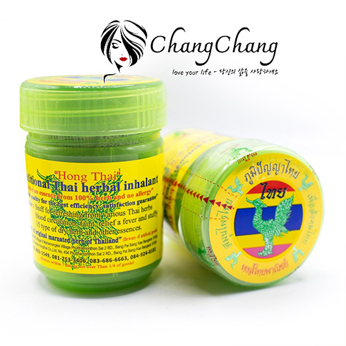 Dầu Hít Thông Mũi Thảo Dược Hong Thai Thái Lan Viêm Xoang , Viêm Mũi Dị Ứng