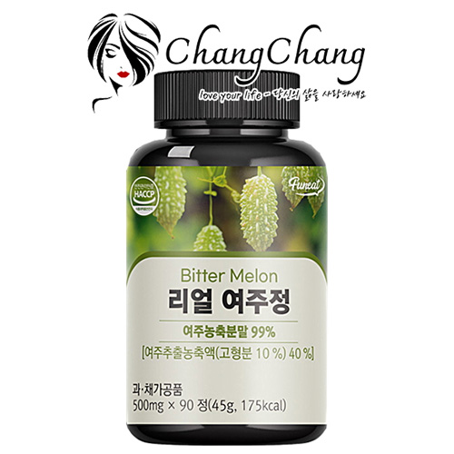 Viên uống mướp đắng cho người huyết áp, tiểu đường, thanh lọc cơ thể 99% Real Bitter Melon Funeat Hàn Quốc