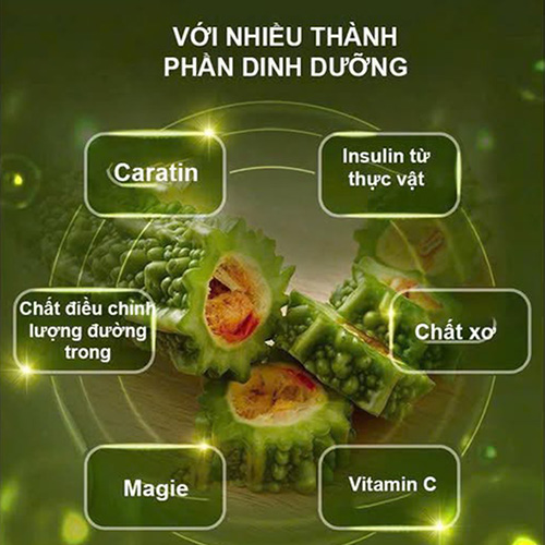 Hình ảnh minh họa củaViên uống mướp đắng cho người huyết áp, tiểu đường, thanh lọc cơ thể 99% Real Bitter Melon Funeat Hàn Quốc