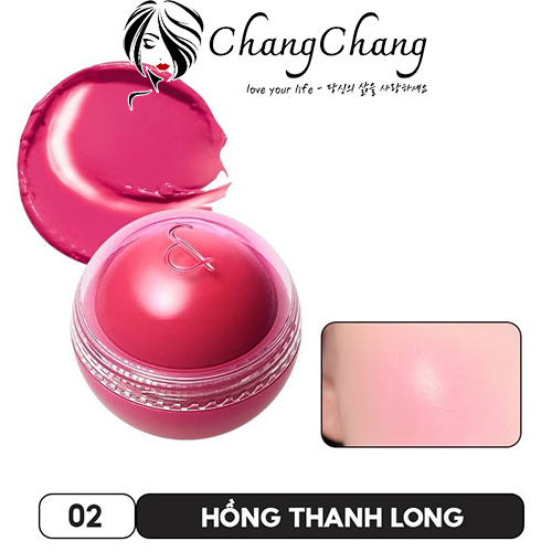 Má Hồng Kem Romand Dạng Lăn, Căng Bóng Hồng Thanh Long Juicy Roll Cheek Dragon Berry 8.4g