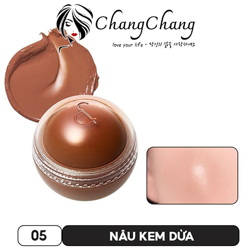  Má Hồng Kem Romand Dạng Lăn, Căng Bóng Nâu Kem Dừa Juicy Roll Cheek Nougat Coco 8.4g