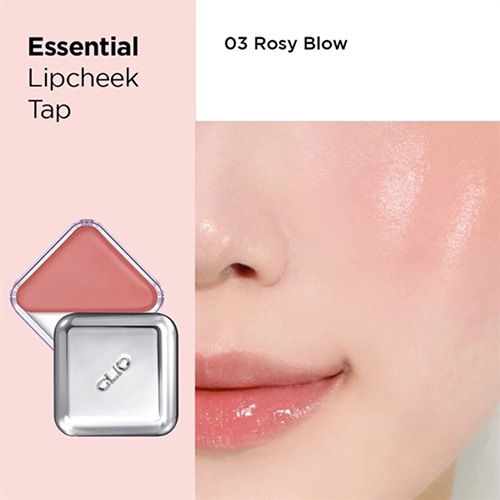 Hình ảnh minh họa củaMá Hồng Kiêm Son Môi Clio Essential LipCheek Tap 03 Rosy Blow 4.5g