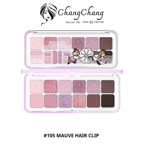 Phấn Mắt Clio Pro Eye Palette Air #105 Mauve Hair Clip (Limited Edition)