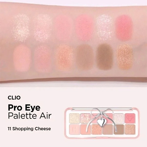 Hình ảnh minh họa củaPhấn Mắt 12 Ô Clio Pro Eye Palette Air #11 Shopping Cheese