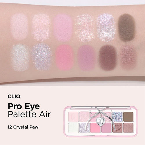 Hình ảnh minh họa củaPhấn Mắt 12 Ô Clio Pro Eye Palette Air #12 Crystal Paw