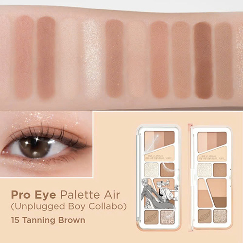 Hình ảnh minh họa củaPhấn Mắt 12 Ô Clio Pro Eye Palette Air #15 Tanning Brown