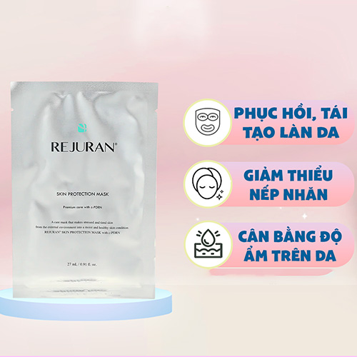 Hình ảnh minh họa củaMặt Nạ Cấp Ẩm Phục Hồi Da Rejuran Skin Protection Mask 27ml
