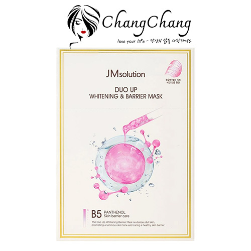 Mặt Nạ JM Solution Dou Up Màu Hồng Whitening & Barrier Mask B5 Dưỡng Trắng, Phục Hồi Da Xỉn Màu, Tăng Cường Hàng Rào Bảo Vệ Da 30ml