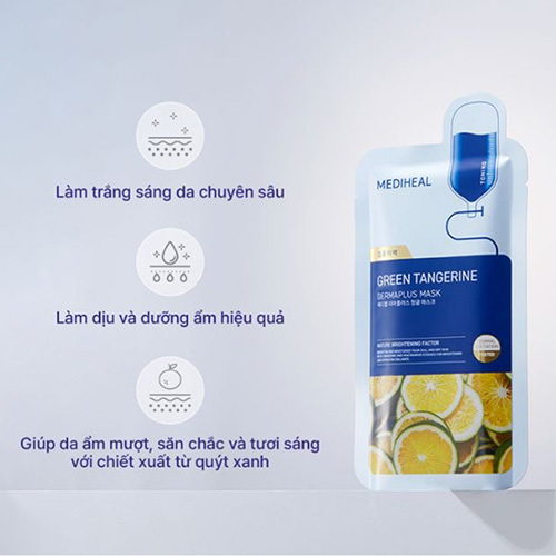 Hình ảnh minh họa củaMặt Nạ Dưỡng Da Mediheal Derma Plus Mask 22ml (1 miếng)