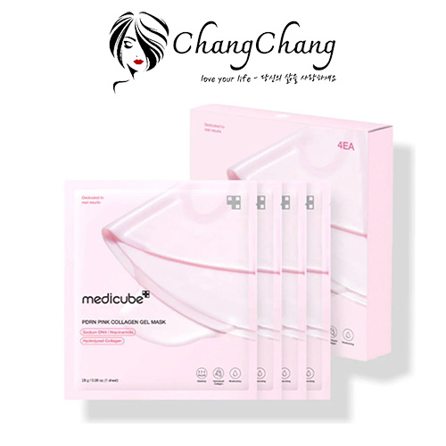 Mặt Nạ Thạch Dưỡng Sáng Da Ngừa Lão Hoá Medicube PDRN Pink Collagen Jelly Mask 28g 1 hộp