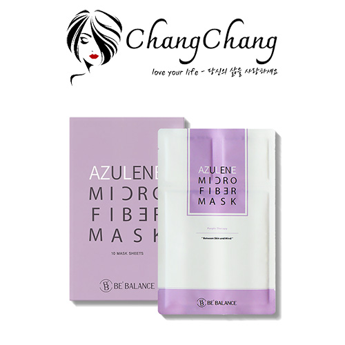 Mặt nạ vải vi sợi Azulene Micro Fiber Mask 3in1 (1 hộp/ 10 cái)