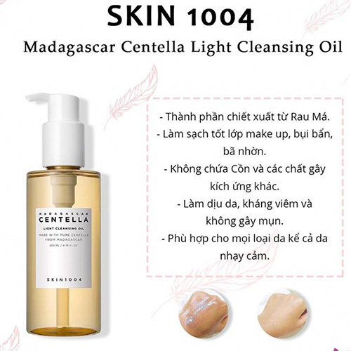 Hình ảnh minh họa củaDầu Tẩy Trang Skin1004 Lỏng Nhẹ Làm Sạch Sâu Da 200ml