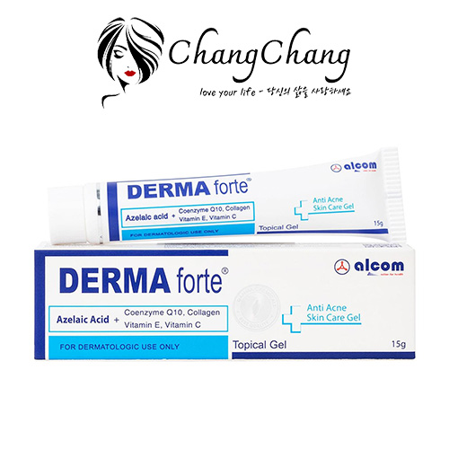 Gel Derma Forte Anti Acne Giảm Mụn Trứng Cá, Giảm Thâm, Liền Sẹo Tuýp