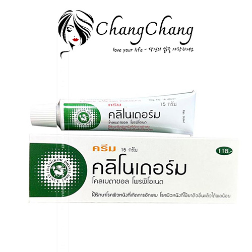  Kem Bôi Ngứa Vảy Nến Clinoderm Thái Lan 15g - Chuyên Điều Trị Chàm Eczema, Viêm Da, Tái Tạo Da Mềm Mại