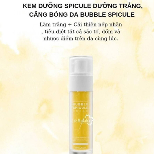 Hình ảnh minh họa củaKem dưỡng Glutathione Bubble SPICULE dạng bọt dưỡng sáng da ngừa lão hóa