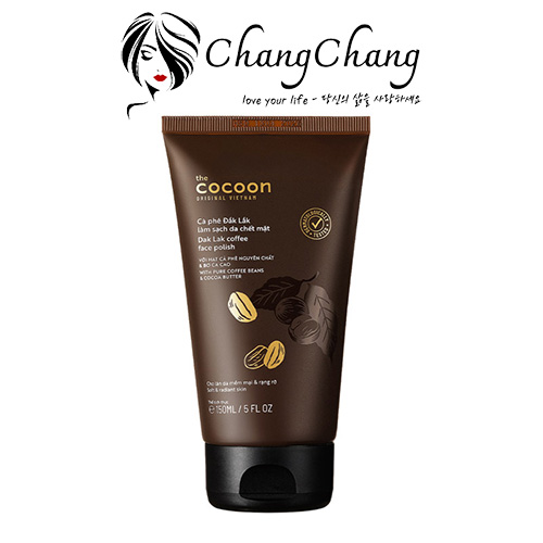Tẩy Tế Bào Chết Da Mặt COCOON Cà Phê Daklak (Tuýp 150ml)