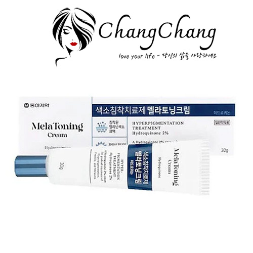 Kem Chấm Nám Giúp Điều Chỉnh Sắc Tố Da Làm Giảm Tàn Nhang Đồi Mồi DONG-A PHARM Mela Toning Cream 30g