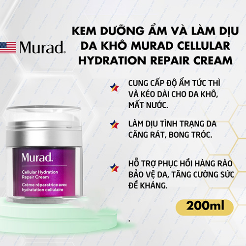 Hình ảnh minh họa củaKem dưỡng ẩm và làm dịu da khô Murad Cellular Hydration Repair Cream