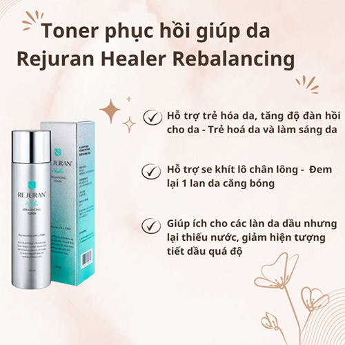 Hình ảnh minh họa củaToner Phục Hồi Da Rejuran Healer Rebalancing Toner 120ml