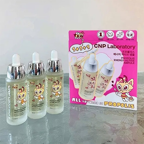 Hình ảnh minh họa củaSet Tinh Chất Keo Ong Phục Hồi Da Serum CNP Laboratory Propolis Energy Active Ampule (30ml x3)