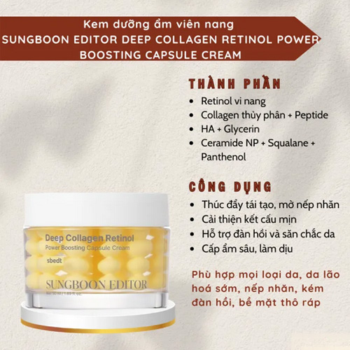 Hình ảnh minh họa củaKem Dưỡng Viên Nang Sáng Da, Mờ Thâm K-Secret Seoul 1988 Capsule Cream: Niacinamide 5% + Yuja 50ml