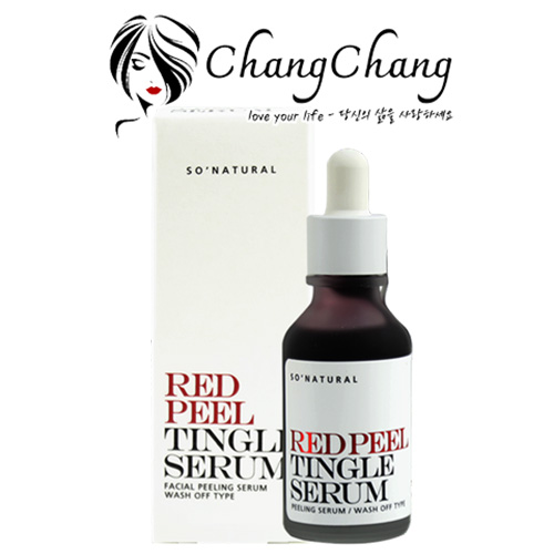 Tinh Chất Tẩy Da Chết Hóa Học So Natural Red Peel Tingle Serum 35ML