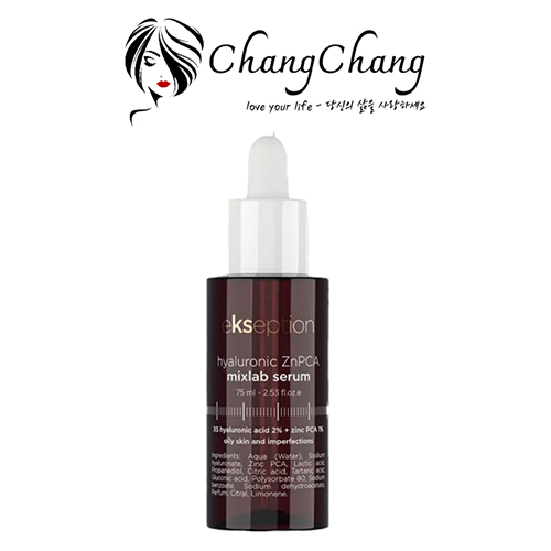 Tinh Chất Giảm Mụn, Kiềm Dầu Ekseption Hyaluronic ZNPCA Mixlab Serum 75ml