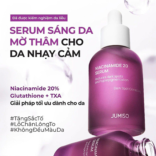 Hình ảnh minh họa củaTinh Chất Dưỡng Sáng Mờ Thâm Jumiso Niacinamide 20 Serum