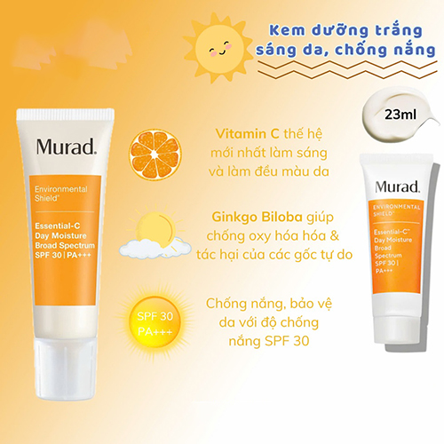 Hình ảnh minh họa củaKem dưỡng da chống nắng ban ngày Murad Environmental Shield Essential-C Day Moisture SPF 30 50ml