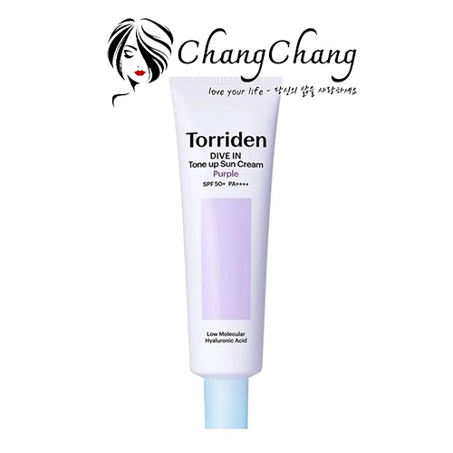 Kem Chống Nắng Nâng Tone, Hiệu Chỉnh Màu Da Torriden Dive In Tone Up Sun Cream PURPLE SPF50+ PA++++ 60ml